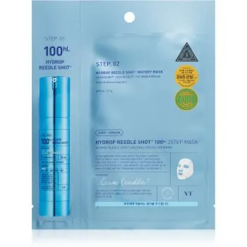 VT Cosmetics Hydrop Reedle Shot 100hL 2 Step Mask masca pentru hidratare intensa pentru tratarea tenului în două faze