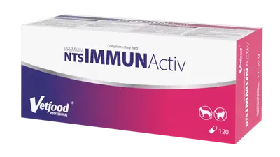 VetFood NTS Diet Immunactiv Anticahectic, 120 capsule