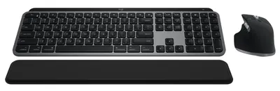 Kit mouse și tastatură Logitech - MX Keys S Combo for Mac, wireless, gri