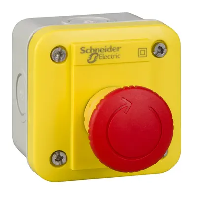 Statie control XAL-E - Functie Buton urg . - elib. prin rotire - 2 NC