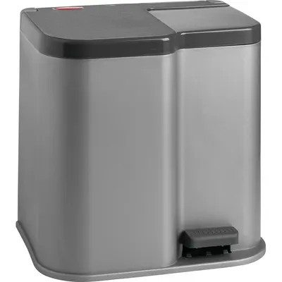 Coș de gunoi cu pedală Curver Duo gri, 21 l