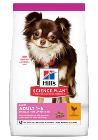 Hrana uscata caini, Hill's Science Plan Canine Adult Small and Mini Light Chicken, 1.5 kg