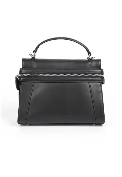Geantă din piele Marvella - Negru - 25 cm x 18 cm x 11 cm