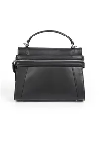Geantă din piele Marvella - Negru - 25 cm x 18 cm x 11 cm