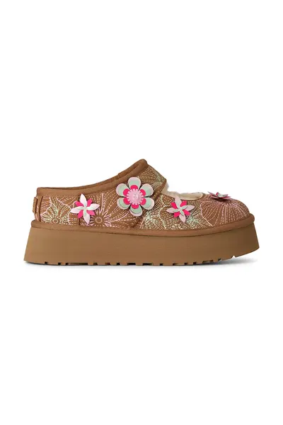 UGG balerini din piele întoarsă W Bea Mary Jane Meadow
