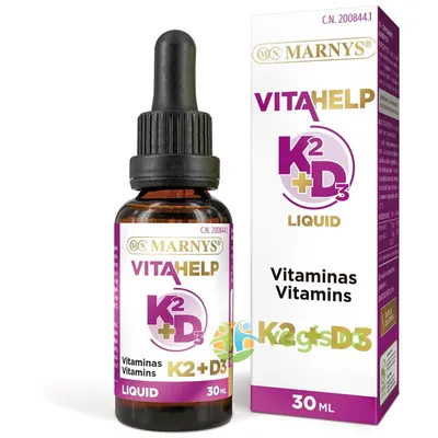 Vitamina K2+D3 Lichida (Mk7® + Colecalciferol) 30ml