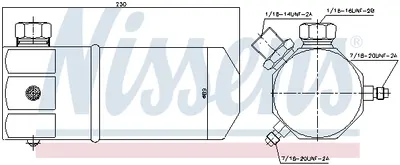 Filtru uscator AC OPEL CALIBRA A, VECTRA A 1.4-2.0 intre 1988-1997