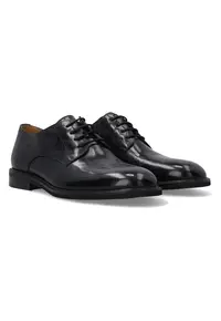 Pantofi de piele cu aspect lucios