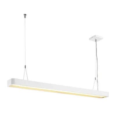 Lampa suspendata, lustra Worklight PLUS pandantiv, alb interior pandantiv cu LED-uri, 3000K, alb