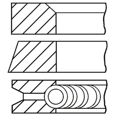 Set segmenti piston GOETZE ENGINE 08-502200-00