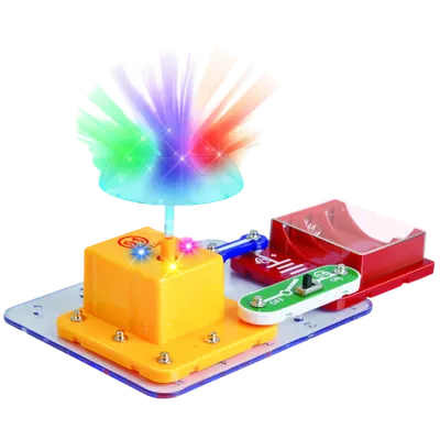 Kit experimente STEM Electrofun, Construieste o lampa disco, de la 8 ani