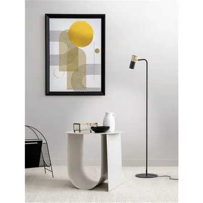 Lampa podea PONGO Nisipiu Negru & Auriu Aluminiu LED GU10 1x10W 220-240V IP20 Fara bec Lungime cablu: 180 cm