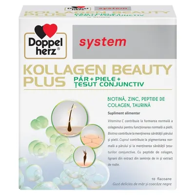 Kollagen Beauty Plus, Doppelherz System| 10 flacoane