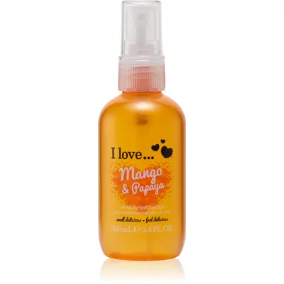 I Love Mango & Papaya spray de corp racoritor pentru femei 100 ml