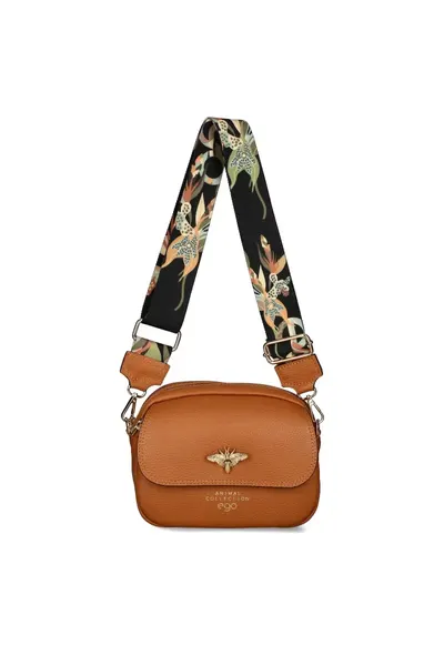 Geanta dama piele naturala camel ES0037RA 040625JZ - Maro - Universal