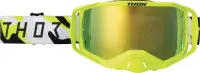 Ochelari Atv Cross Thor Activate Riot, culoare galben fluo, lentila oglinda
