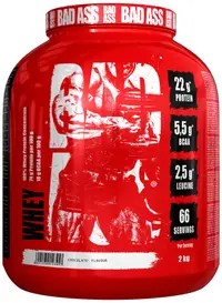 Whey Premium Protein, ciocolată, 2 kg, Bad Ass