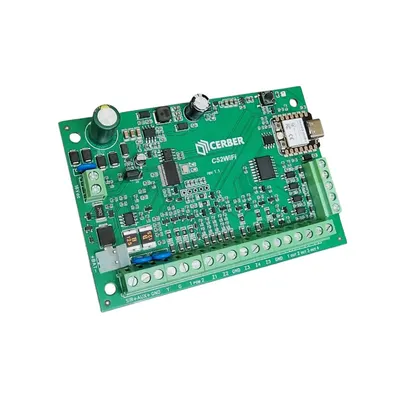 Centrala alarma wireless Cerber C52 WiFi, 2 partitii, 10 zone, control de la distanta
