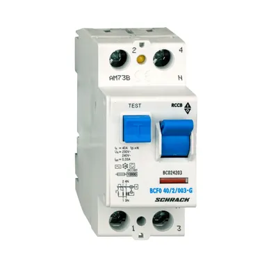 Intreruptor diferential 40A 2poli 30mA