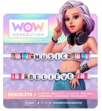 Set de brățări WOW Generation - cu mesaj, asortiment