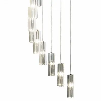 Lampa suspendata Galileo 20 Light Cluster Pendant Polished Chrome Crystal LED - 2M Drop