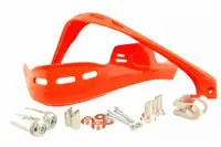 Set 2 protectii enduro cu prinderi ghidon, culoare portocaliu