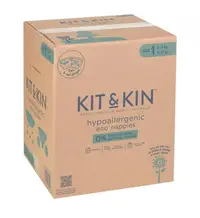 Scutece Hipoalergenice Eco KitKin marime 1, 2-5 kg 152 buc