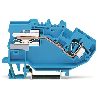 1-conductor N-disconnect terminal block; 6 mm²; CAGE CLAMP®; 6,00 mm²; blue