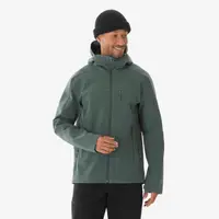 Geacă de trekking contra vânt softshell MT500 verde bărbați