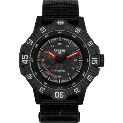 Ceas Traser Traser H3 111355 Mens Watch P99 A Tactical Carbon Automatic 46mm 20ATM