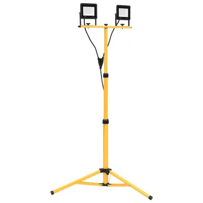 Gossi proiector cu led si trepied, 2x50 w, alb cald
