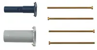 Kit extensie Grohe Smartbox 14058000, compatibil unitati comanda cu dubla comanda si termostat, 25 mm