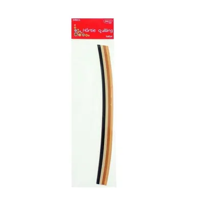 Hârtie pentru quilling set natur DACO, 30x0.5cm, 200/set - HR913