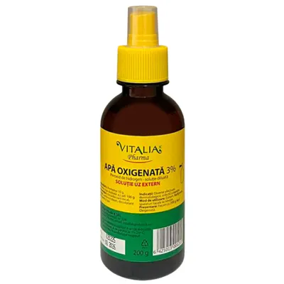 Apa oxigenata 3% cu pulverizator, Viva Pharma | 200 g
