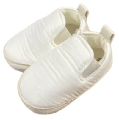 Botosei din muselină pentru bebeluși Leoncino - Moccasins, mărimea 19, albe