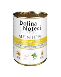 DOLINA NOTECI Premium Senior, cu pui, morcovi și busuioc 400g
