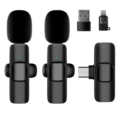 Microfon Bluetooth K8 tip lavaliera, conector USB tip C