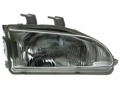 Far fata Dreapta (H4, manual, fara motoras, culoare insert: argintiu) potrivit HONDA CIVIC V