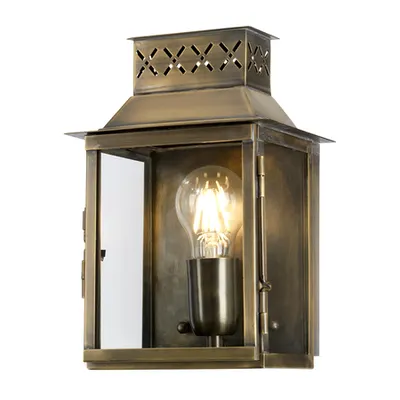 Aplica Lambeth Palace 1 Light Wall Lantern – Brass