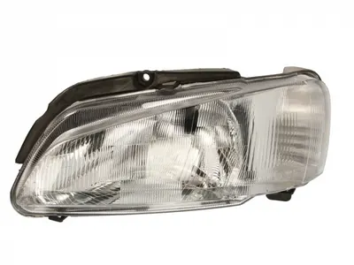 Far stanga (H4, electric, manual, fundal argintiu) PEUGEOT 106 II