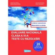 Evaluare Nationala de la finalul clasei a 6-a