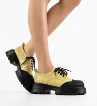 Pantofi casual dama Mert Galbeni