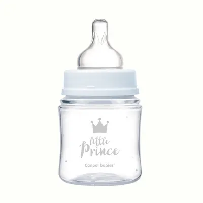 CANPOL Biberon Anticolici Gat Larg x120ml Royal Baby 35/233