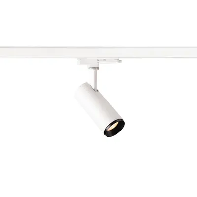 Iluminat decorativ pe sina, Melodii NUMINOS S, alb sistem 3 faze alb / negru lumina 2700K 24 °
