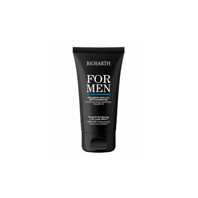 Sampon si gel de dus revigorant pentru barbati 200ml, For Men Bioearth
