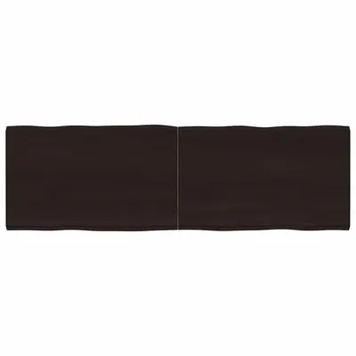 vidaXL Blat masă, 160x50x4 cm, gri, lemn stejar tratat contur organic