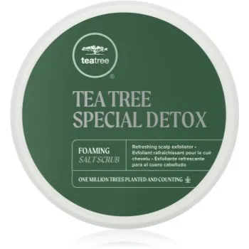 Paul Mitchell Tea Tree Special Detox Foaming Salt Scrub spuma exfolianta pentru fata pentru par si scalp