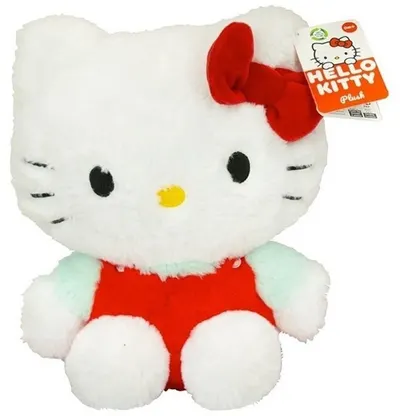 Figurină de pluș Sanrio Animation: Sanrio - Hello Kitty (Roșu), 28 cm