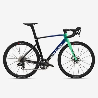 Bicicletă de șosea SRAM Red AXS 2x12v senzor de putere RCR PRO DECATHLON CMA CGM