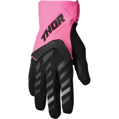 Manusi atv cross dame Thor Spectrum, culoare roz negru, marime XL